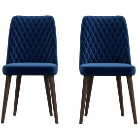 Katie Mid-Century Modern Velvet Dining Chair (Set of 2) Katie Mid-Century Modern Velvet Dining Chair (Set of 2)